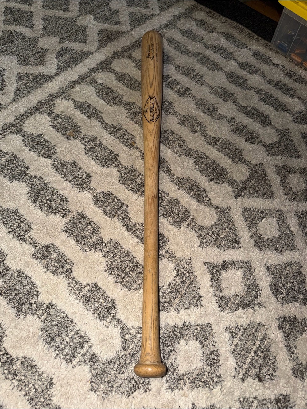 Ron Santo Adirondack Big Stick Flamed Treated Baseball Bat Possibly Game Used Us